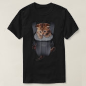Meow Cat Kitten Carrier T - Shirt (Design vorne)