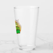 Meow Cat Lover - braune Katze Glas (Links)