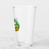 Meow Cat Lover - schwarze Katze Glas (Links)