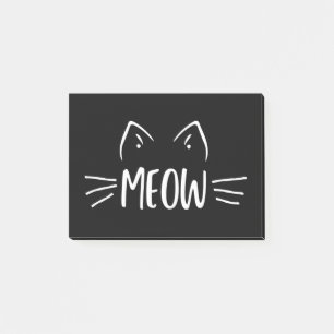 Meow Cat Post-it Klebezettel