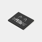 Meow Cat Post-it Klebezettel (angewinkelt)
