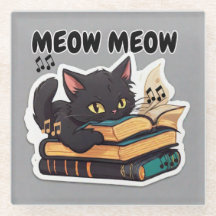 Meow Cat Reading Book