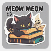 Meow Cat Reading Book