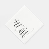 Meow Cat Serviette (Ecke)
