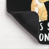 Meow Cat Sorry, dass ich spät dran bin. Mousepad (Ecke)