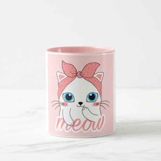 Meow Cat Tasse (Zentrum)