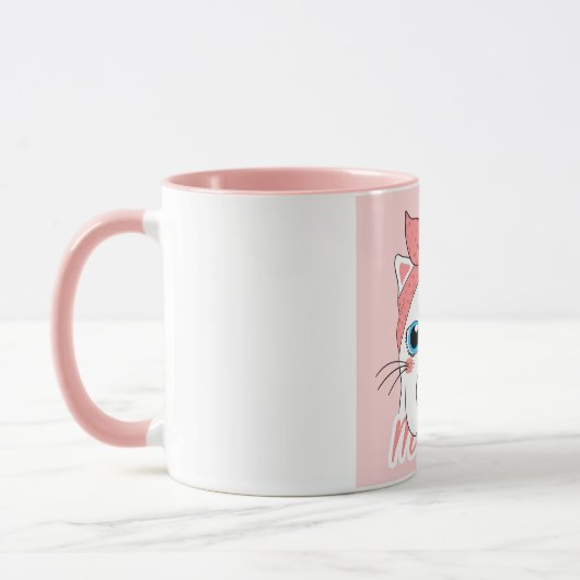 Meow Cat Tasse (Links)