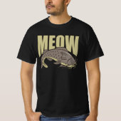 Meow Catfish Funny Catfish Fisch Lover Retro T-Shirt (Vorderseite)