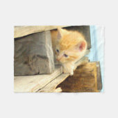Meow Cats 1 Fleece Blanket (Vorderseite (Horizontal))