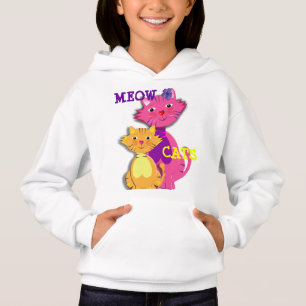 Meow Cats Niedlich Girl Feline Tops