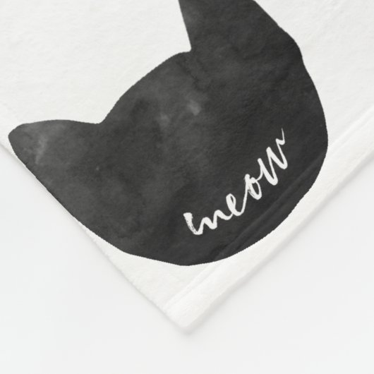 Meow Cats Weihnachten Fleecedecke (Ecke)