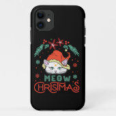 Meow Christmas Case-Mate iPhone Hülle (Rückseite)