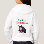 MEOW CHRISTMAS CAT HOODIE (Rückseite)