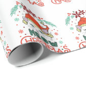 Meow Christmas Geschenkpapier (Rolleneckpunkt)