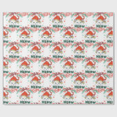 Meow Christmas Geschenkpapier (Flach)