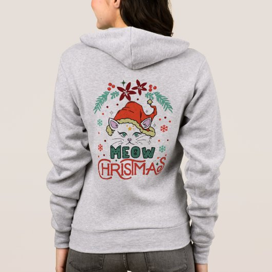Meow Christmas Hoodie (Rückseite)