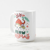 Meow Christmas Kaffeetasse (Vorderseite Links)