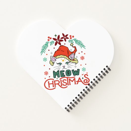 Meow Christmas Notizblock (Rückseite)