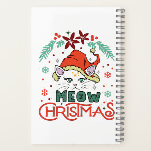 Meow Christmas Notizblock