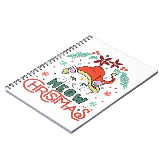 Meow Christmas Notizblock (Linke Seite)