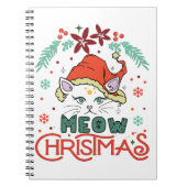 Meow Christmas Notizblock (Vorderseite)