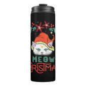 Meow Christmas Thermosbecher (Vorderseite)