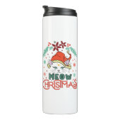 Meow Christmas Thermosbecher (Nach rechts gedreht)