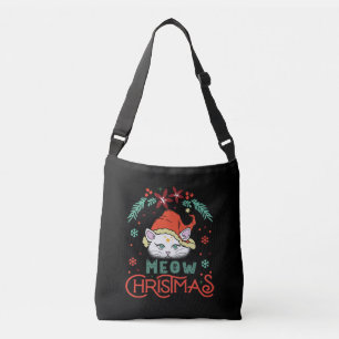 Meow Christmas Tragetaschen Mit Langen Trägern
