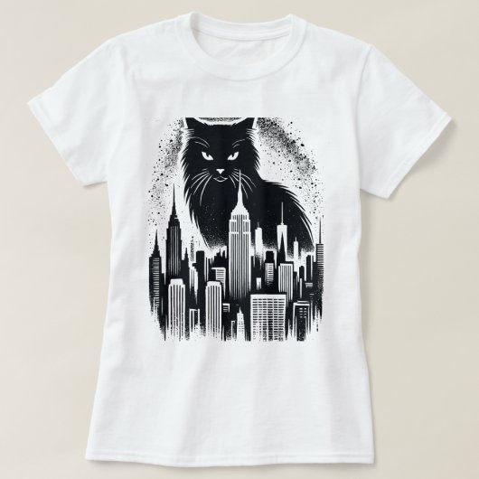 Meow City T-Shirt (Design vorne)