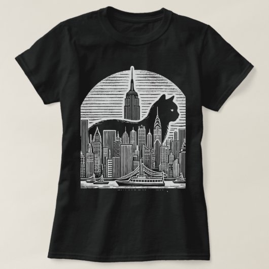 Meow City T-Shirt (Design vorne)