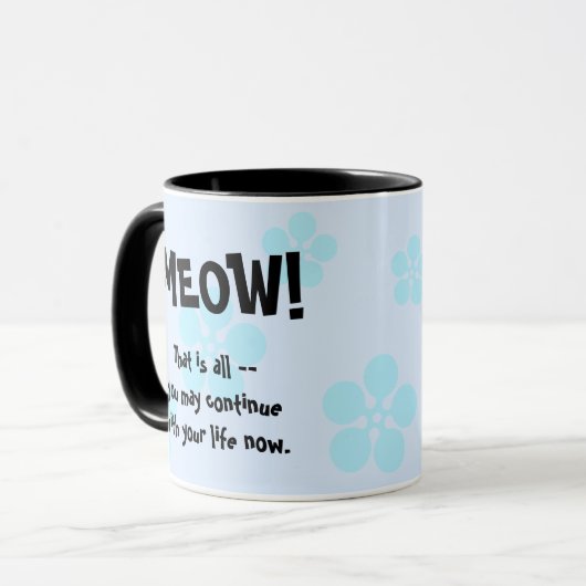 MEOW! Das ist alles Tasse (Vorderseite Links)
