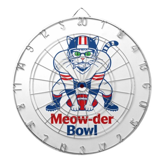 Meow-der Bowl Dartscheibe (vorne)