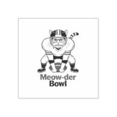 Meow-der Bowl Gummistempel (Prägung)