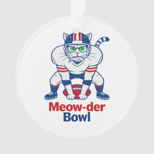 Meow-der Bowl Ornament (Vorderseite)