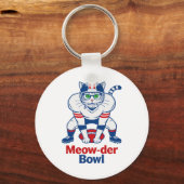 Meow-der Bowl  Schlüsselanhänger (Vorderseite)