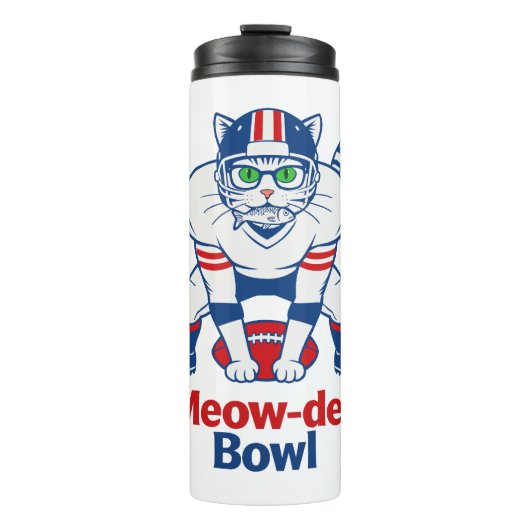 Meow-der Bowl Thermosbecher (Vorderseite)