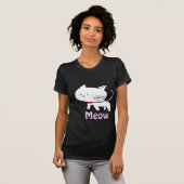 Meow die Katze T-Shirt (Vorne ganz)