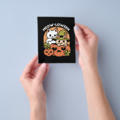 Meow - Festivals Halloween Cat Design Flyer (Gruppe)