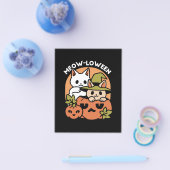 Meow - Festivals Halloween Cat Design Flyer (Einzeln)