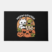 Meow - Festivals Halloween Cat Design Fußmatte (Vorderseite)