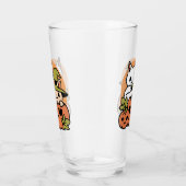 Meow - Festivals Halloween Cat Design Glas (Rechts)