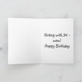 MEOW-FLIRTING MIT 50! WOW-HAPPY BIRTHDAY KARTE (Innenseite)