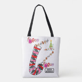 Meow Frohe Weihnachten Frauen Tragetaschen Tasche (Rückseite)