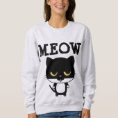 MEOW Funny Cat T - Shirt (Vorderseite)