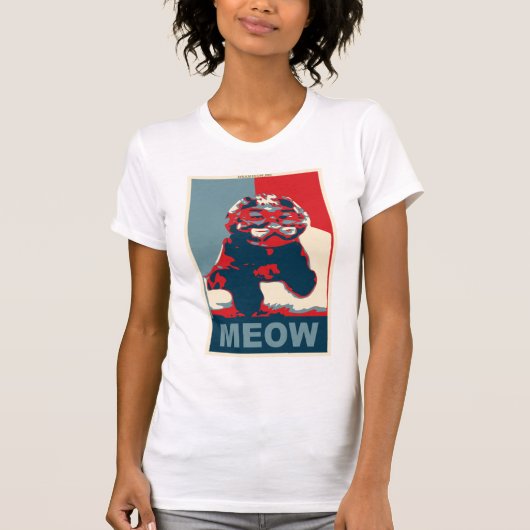 MEOW - für eine Frau T-Shirt (Vorderseite)
