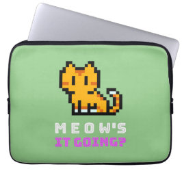 Meow geht's laptopschutzhülle