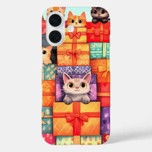 Meow Geschenk Geburtstagsturm iPhone 16 Hülle