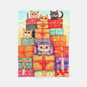 Meow Geschenk Geburtstagsturm Fleecedecke