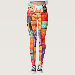 Meow Geschenk Geburtstagsturm Leggings
