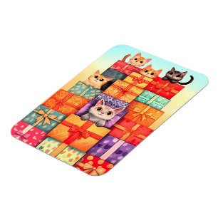Meow Geschenk Geburtstagsturm Magnet